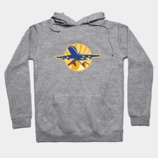 Retro Vintage Airplane Hoodie